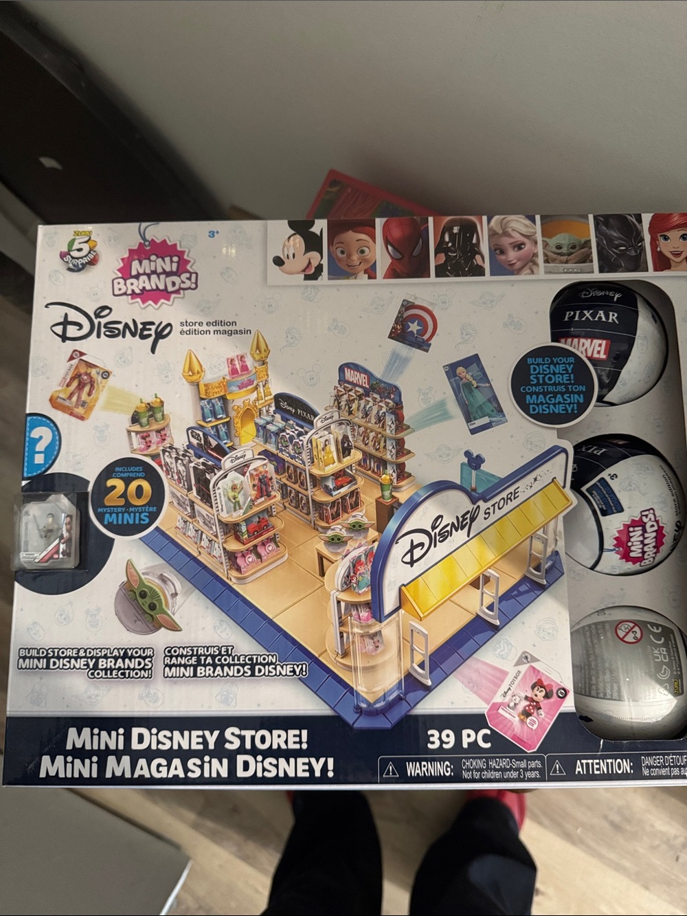 Disney mini brands Disney store 39 piece box NWT